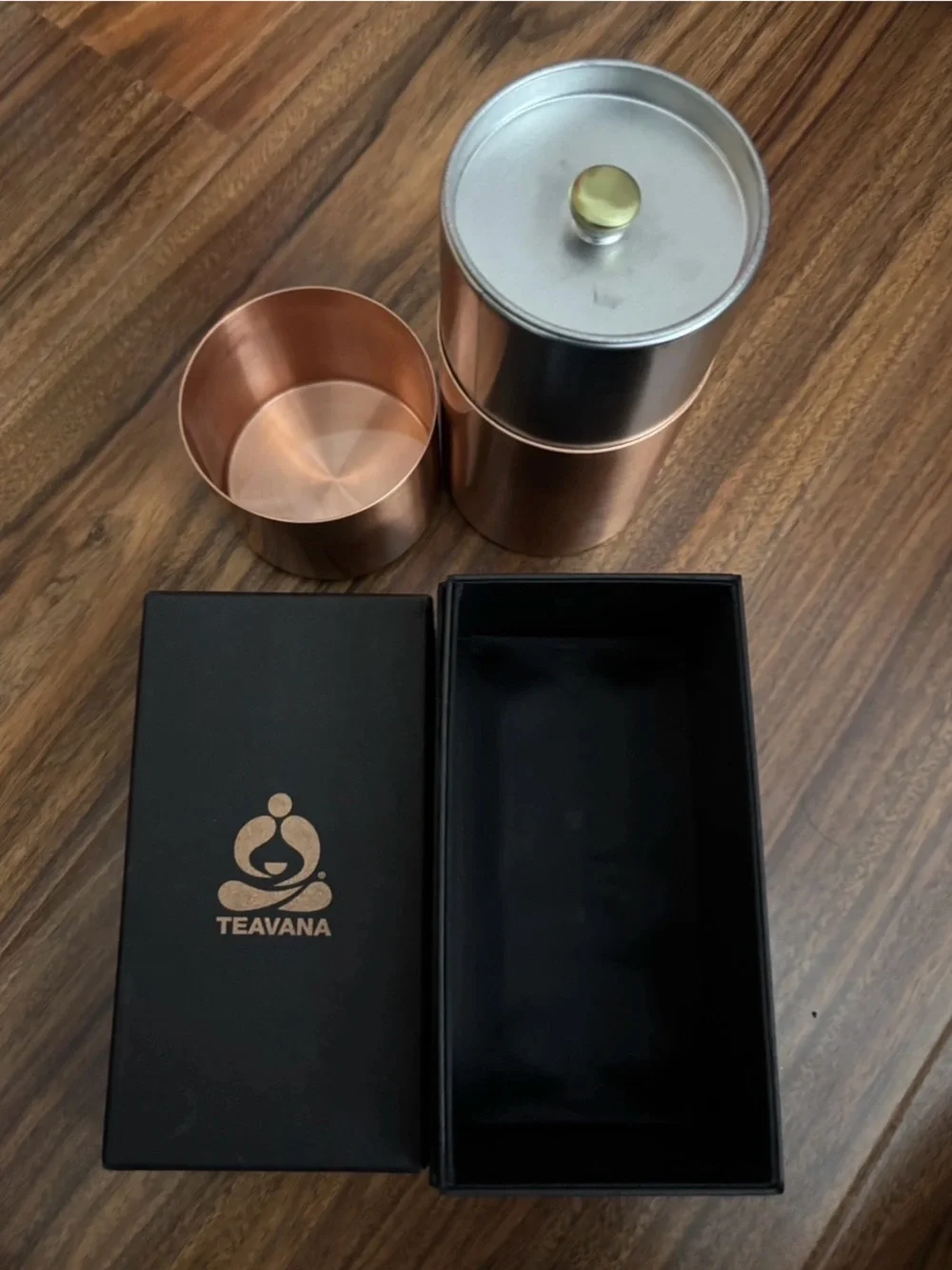 Teavana Copper Tea Canister with Branded Box
